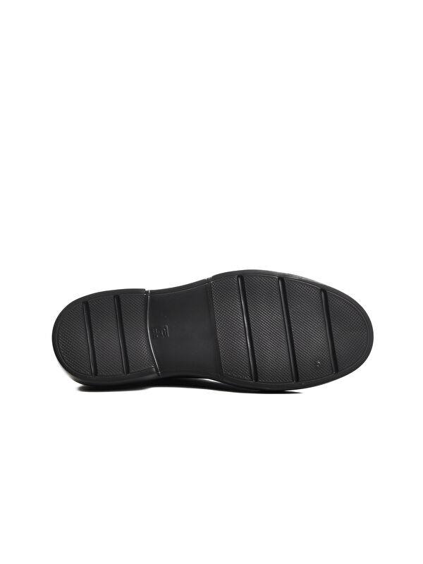 Siyah Hakiki Deri Erkek Klasik Ayakkabı Premium 150 M - Görsel 6