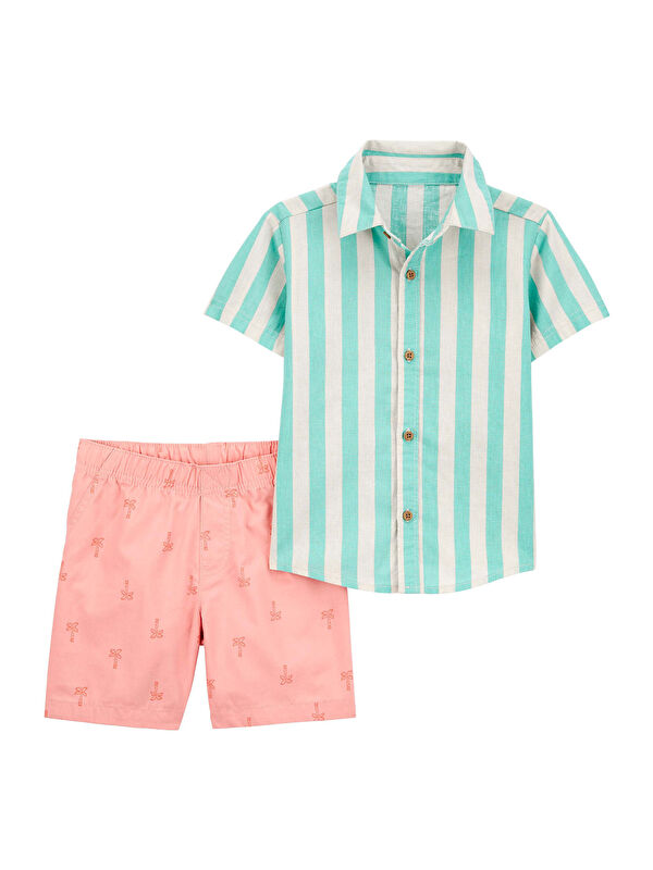 Carter's Erkek Bebek Şortlu Set
