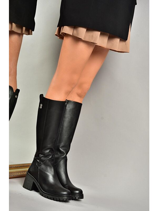R654034003 Siyah Kadın Çizme - Görsel 7