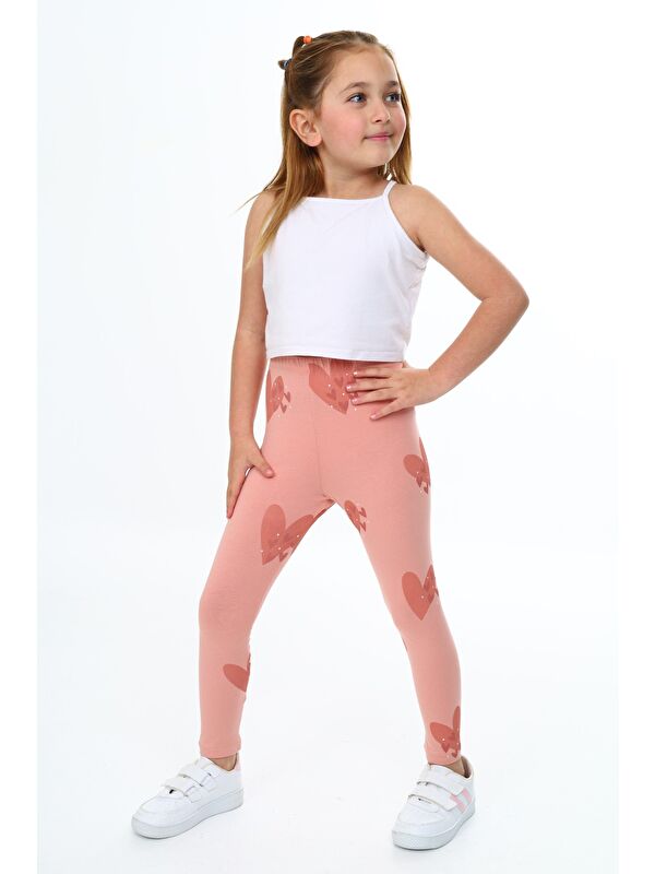 Toontoykids Kız Çocuk Baskılı Tayt