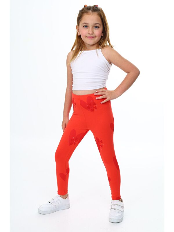 Toontoykids Kız Çocuk Baskılı Tayt