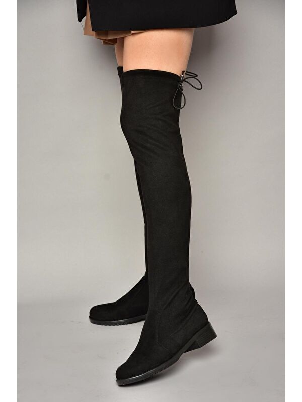 T726888802 Siyah Kadın Çizme - Görsel 3