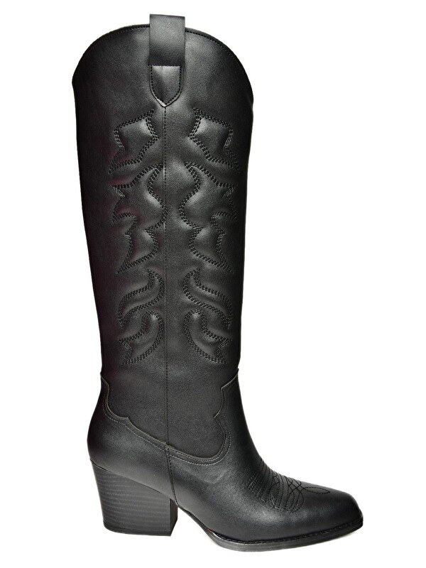 Fox Shoes T296815009 Siyah Kadın Çizme