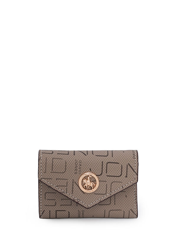 David Jones Logo Detaylı Kapaklı Mini Cüzdan CZ103
