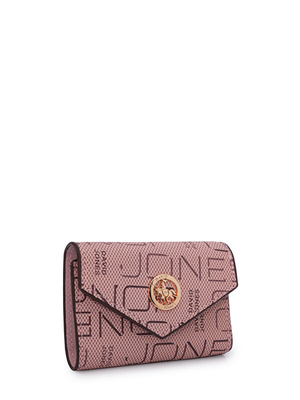David Jones Logo Detaylı Kapaklı Mini Cüzdan CZ103