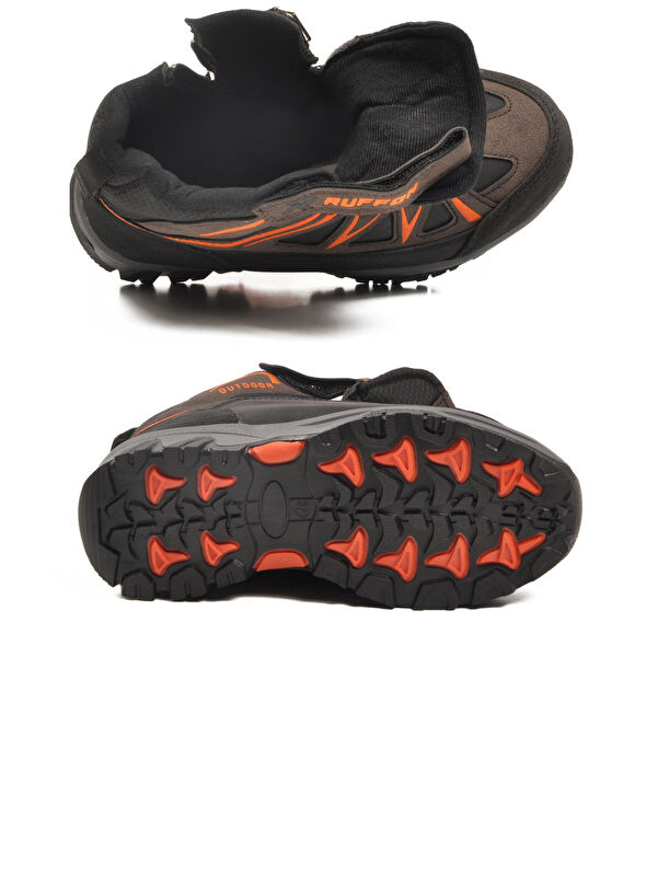 Kahve Turuncu Polarlı Kaymaz Çocuk Outdoor Bot 2301 F - Görsel 6