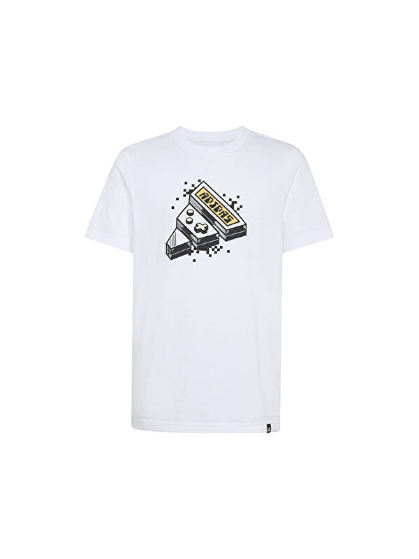 Adidas J Game T Çocuk Günlük Tişört KA0531 Beyaz