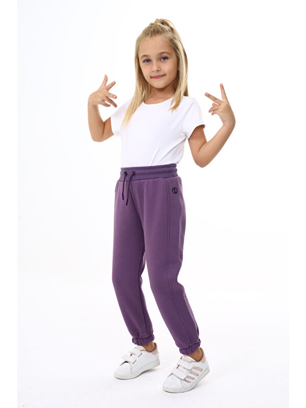 Toontoykids Kız Çocuk Nakışlı Eşofman Alt