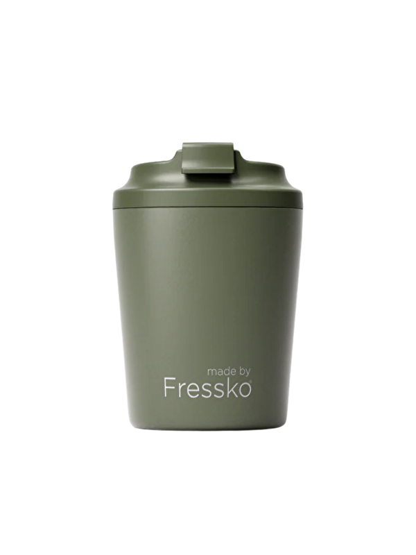 made by Fressko Piccolo Seramik ve Çelik Yalıtımlı Kahve Bardağı Sip Mug 118 ml