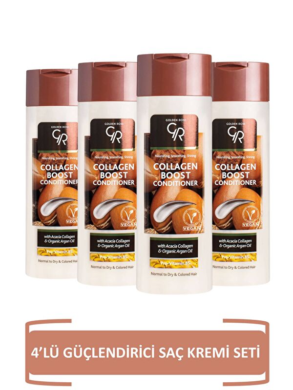 GOLDEN ROSE Collagen Boost Conditioner - Güçlendirici 4'lü Saç Kremi