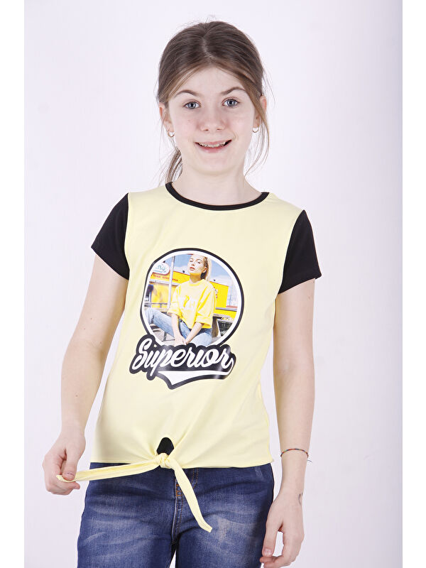 Toontoykids Kız Çocuk Superior Baskılı Tişört