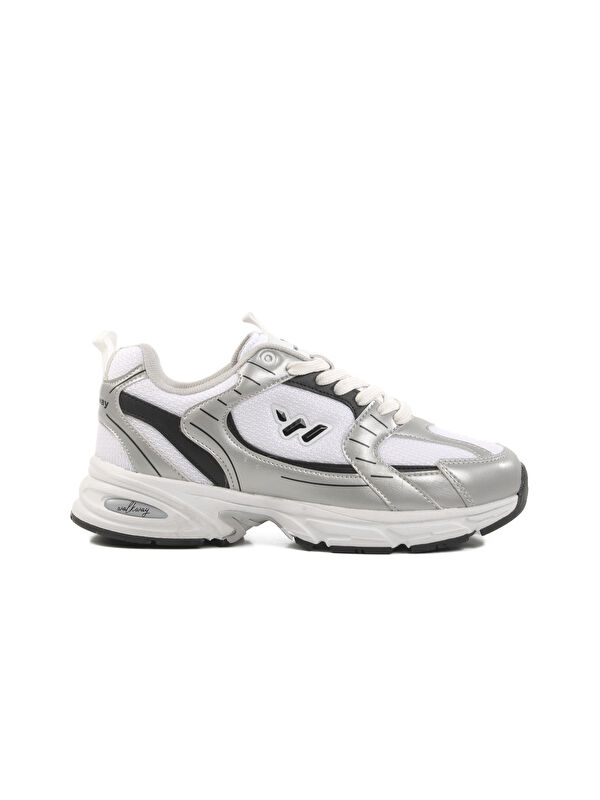 Walkway Beyaz-Siyah Unisex Spor Ayakkabı Run G