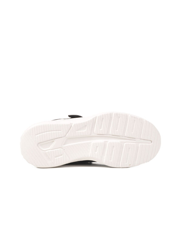 Siyah Cırtlı Fileli Hafif Erkek Çocuk Spor Ayakkabı Rams F - Görsel 6