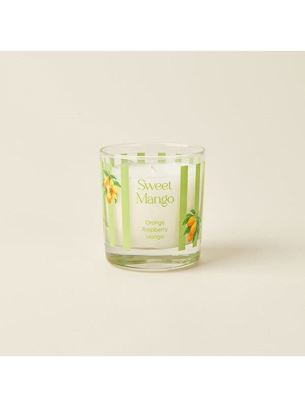 Evidea Deco Sweet Mango Bardak Mum - Renkli - 190 gr