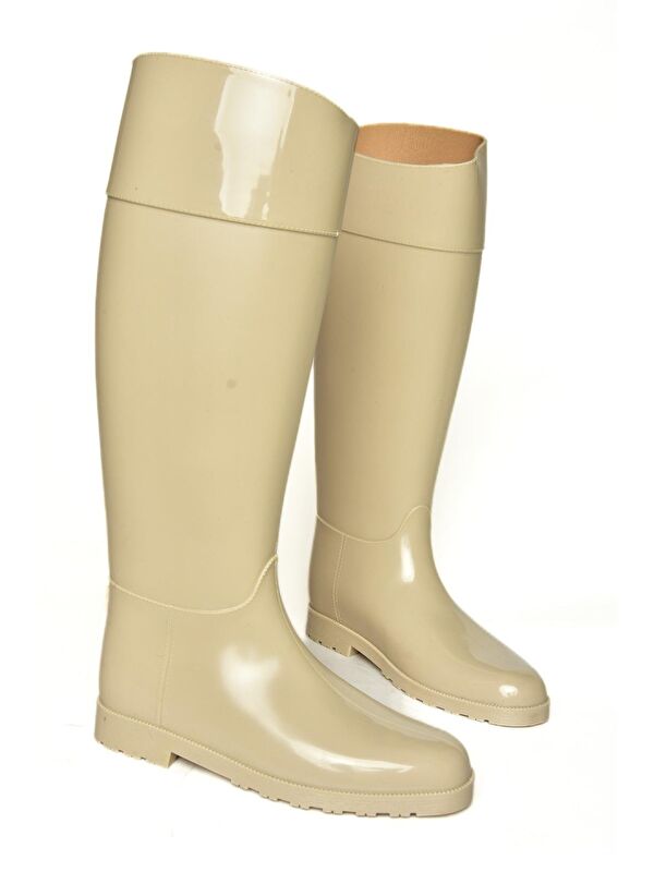 T858712109 Bej Kadın Çizme - Görsel 7