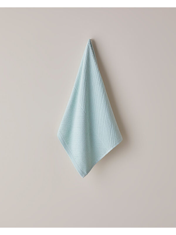 English Home Twill Pamuk Yüz Havlusu 50x70 cm Su Yeşili