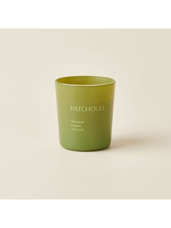 Evidea Deco Patchouli Bardak Mum - Yeşil - 110 gr