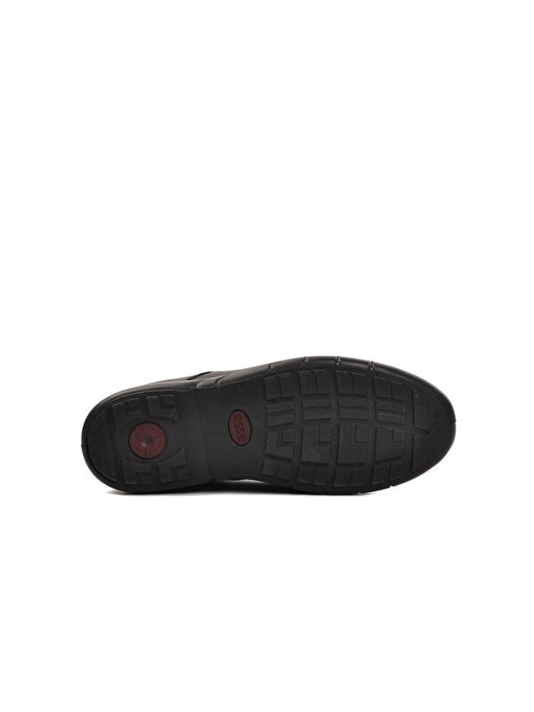 Siyah Ortopedik Hakiki Deri Erkek Casual Ayakkabı Esse 28612 - Görsel 6