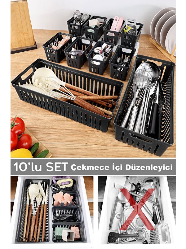 Meleni Home 10 Parça Modüler Çekmece İçi