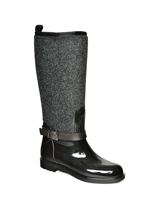 T858725204 Siyah Kadın Çizme - Görsel 3