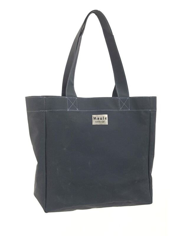 Domoda Maule Ortaboy Mumlu Kanvas %100 Pamuk Kadın Omuz Çantası Tote Bag