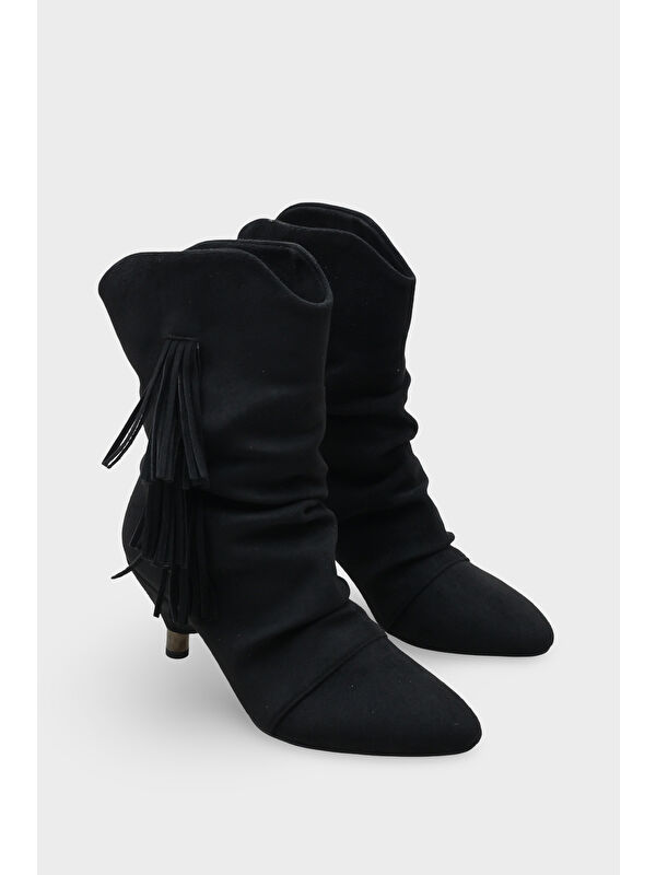 Silva Kadın Koyu Siyah Bot - Görsel 3