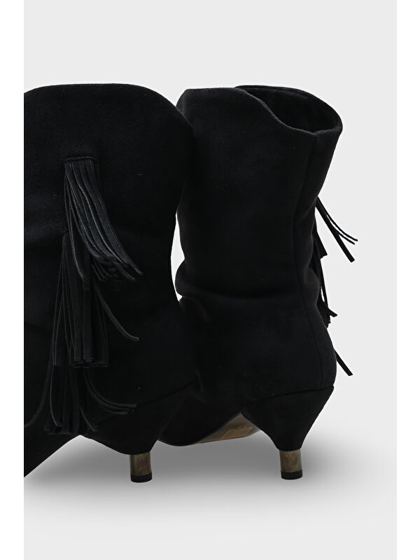 Silva Kadın Koyu Siyah Bot - Görsel 5