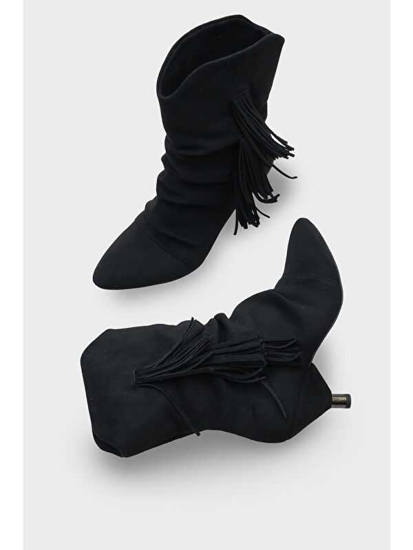 Silva Kadın Koyu Siyah Bot - Görsel 7