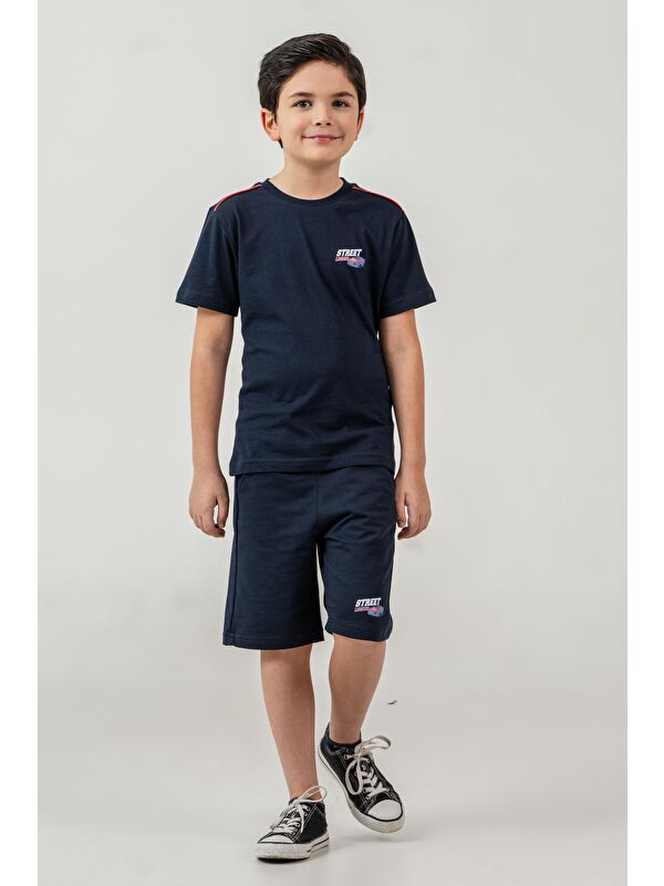 Mışıl Kids Street Legend Baskılı Erkek Çocuk Şort - Tişört Takımı