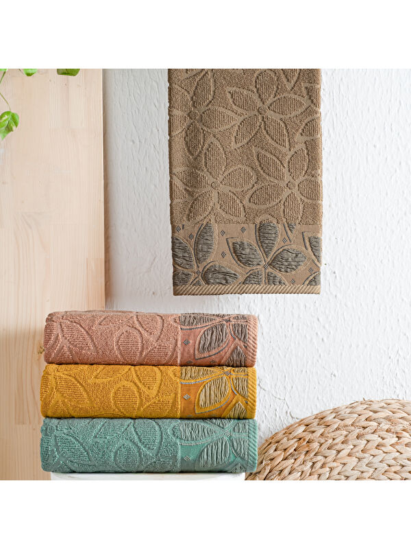 SCHAFER Home Dolce Jakarlı Havlu 50x90-Bej