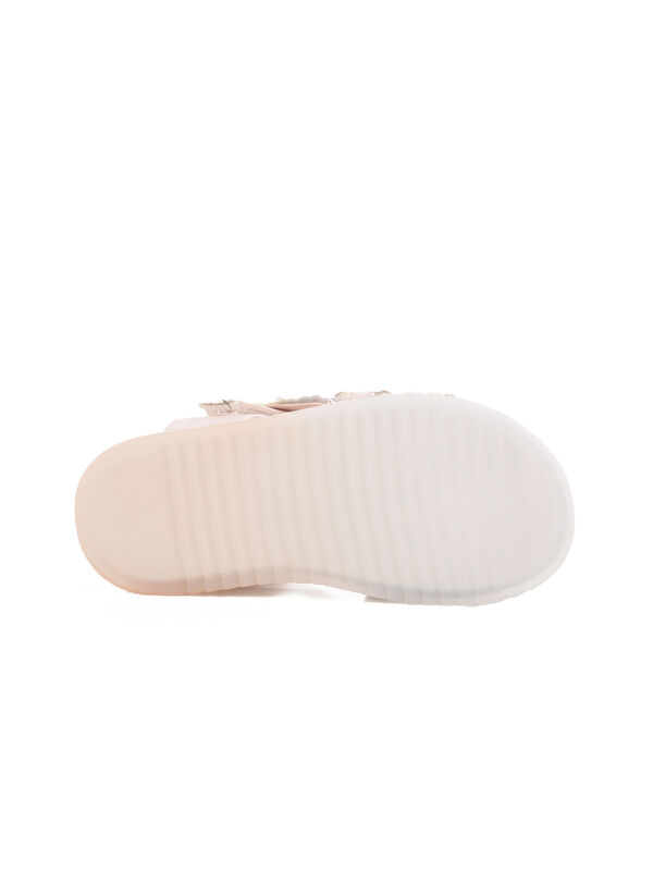 Pembe Cırtlı Taş İşlemli Kız Çocuk Sandalet 25Y600 F - Görsel 6