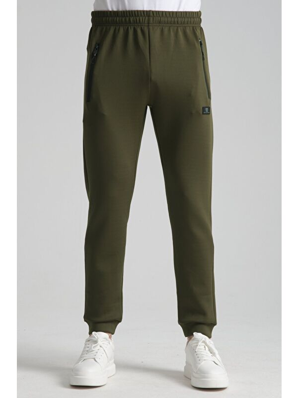 Shooter Sportswear Haki Erkek Cep Detaylı Jogger Eşofman Altı