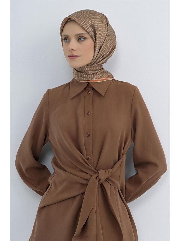 ARMİNE Saf İpek Twill Eşarp 9528D 04