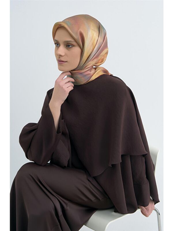 ARMİNE Saf İpek Twill Eşarp 9513D 88