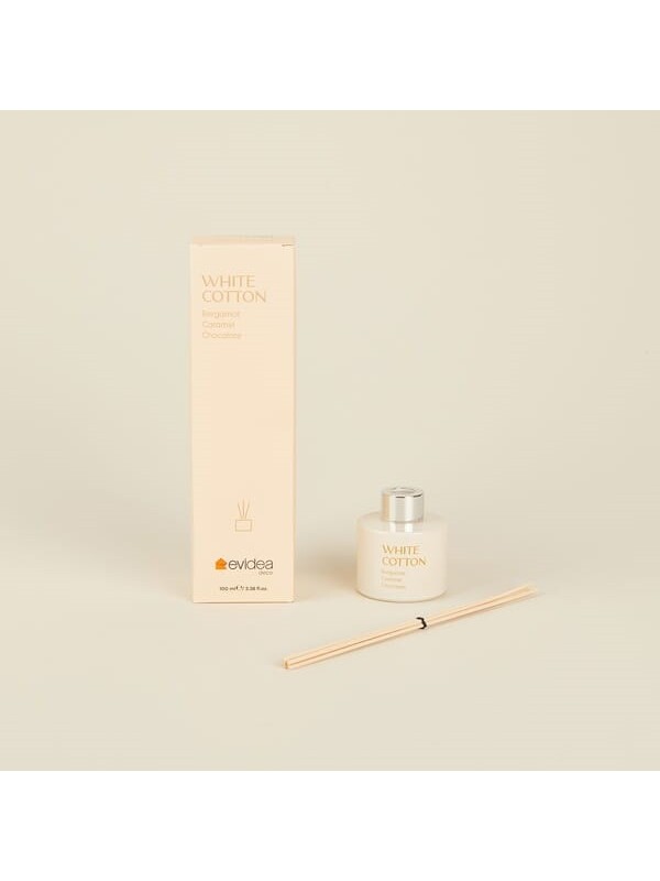 Evidea Deco White Pamuk Oda Kokusu - Şeffaf - 100 ml