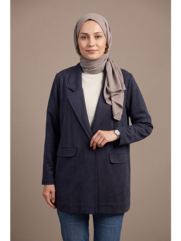 Remsa Lyocell Blazer Ceket 878 Lacivert