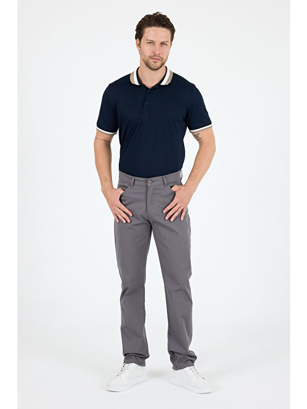 Rodi Erkek Regular Fit Gabardin PamukElastan Rahat Günlük Klasik Düz Kesim Pantolon 1162