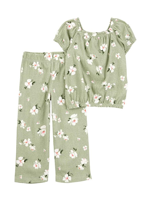 Carter's Küçük Kız Çocuk 2'li Alt Üst Set