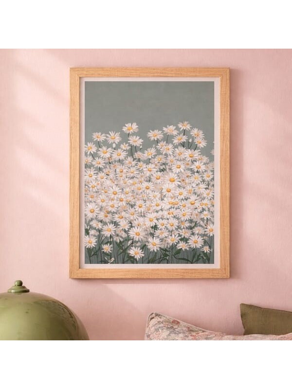 Evidea Deco Daisy Garden Duvar Panosu - Renkli - 30x40 cm