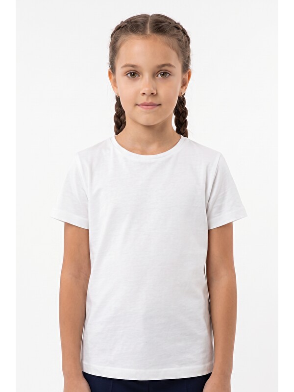 Toontoykids Unisex Bisiklet Yaka Tişört