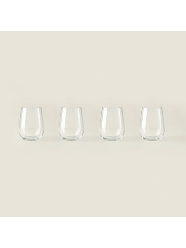 Tohana Damla 4'lü Meşrubat Bardağı - Şeffaf - 340 ml