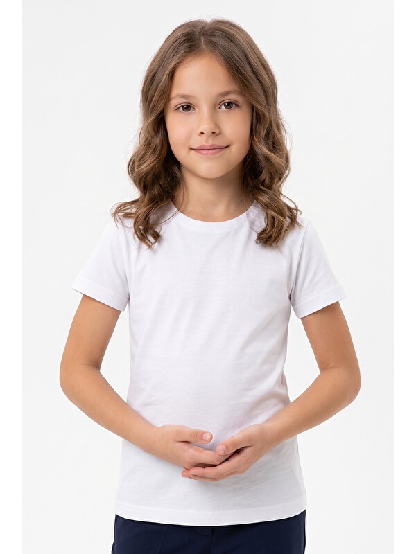 Toontoykids Unisex Bisiklet Yaka Tişört