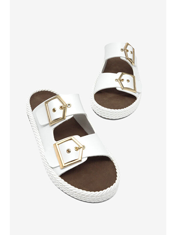 Tonny Black Siyah Tonny Black Rahat Kalip Kadın Hazır Taban Tokalı Terlik