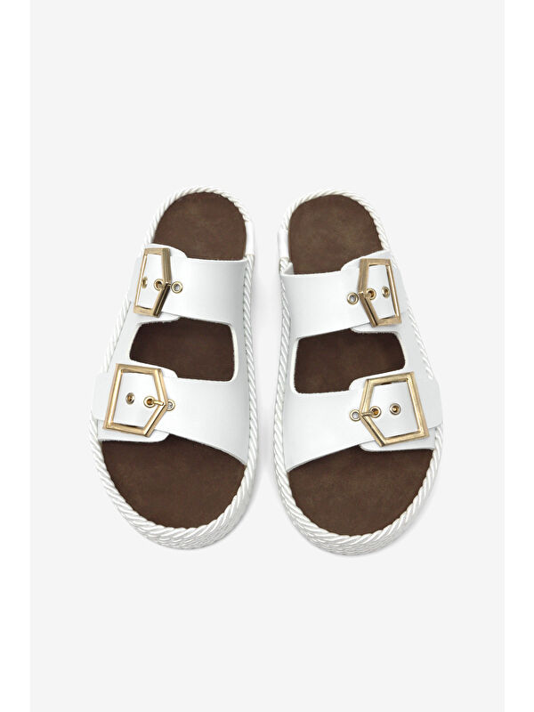 Tonny Black Siyah Tonny Black Rahat Kalip Kadın Hazır Taban Tokalı Terlik