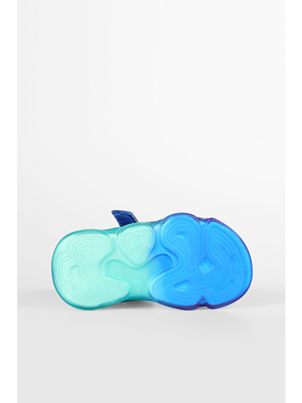 Felipe Işıklı Erkek Bebek Saks Mavi Sandalet - Görsel 8