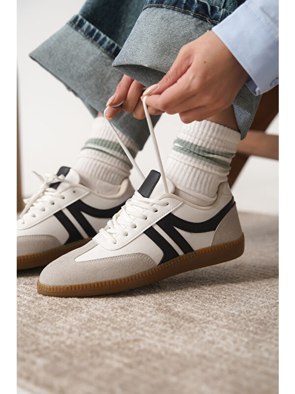 Carina Günlük Ortopedik Kadın Sneaker Spor Ayakkabı - Görsel 3