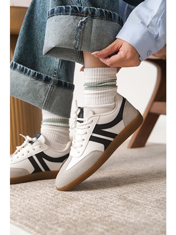 Carina Günlük Ortopedik Kadın Sneaker Spor Ayakkabı - Görsel 5