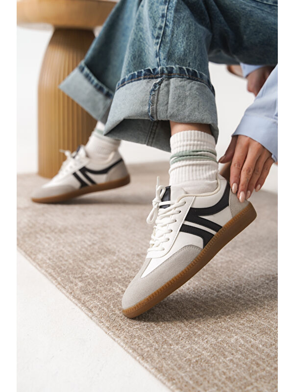 Carina Günlük Ortopedik Kadın Sneaker Spor Ayakkabı - Görsel 6