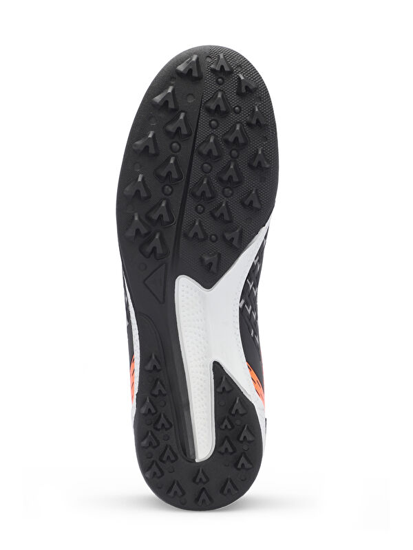 CYCLE I HS Unisex Çocuk Halı Saha Siyah / Turuncu Futbol Ayakkabısı - Görsel 6