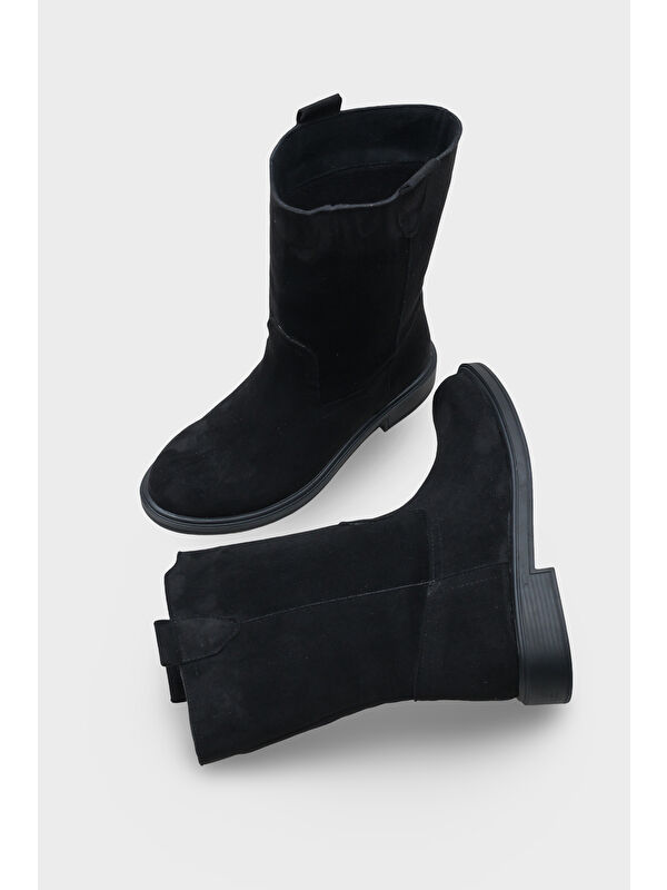 Emmye Kadın Siyah Çekmeli Bot - Görsel 5